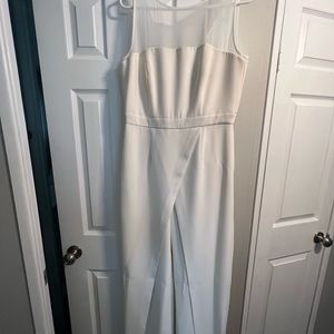 WHBM one piece flared pant suit